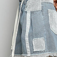 Vintage Washed Striped Shorts