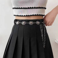 Smooth Oval Concho Belt