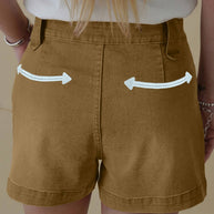 Western Arrow Denim Shorts