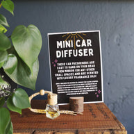 Lilac Driftwood Scented Oil Car Diffuser