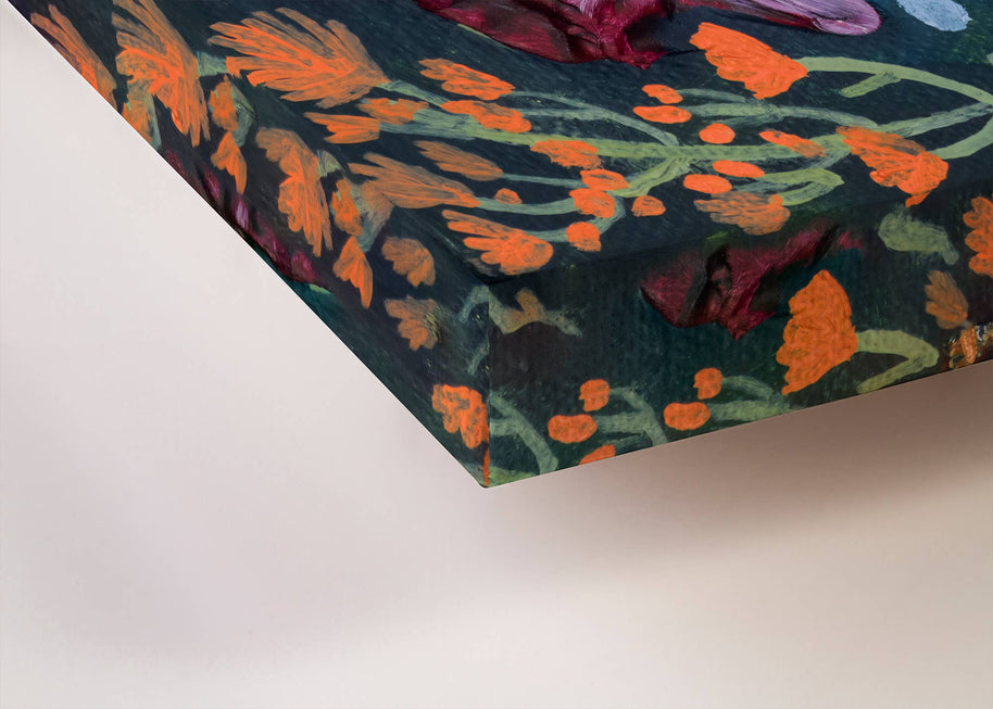 Flower Blossoms Stretched Canvas