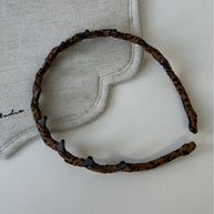 Leopard Bow Flower Claw Clip