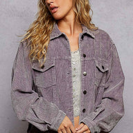 Distressed Corduroy Jacket
