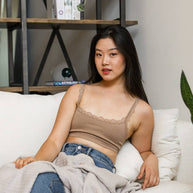 Ribbed Crop Tank Bralette