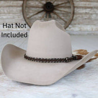 Horsehair Braided 5 Strand Hat Band - Overo