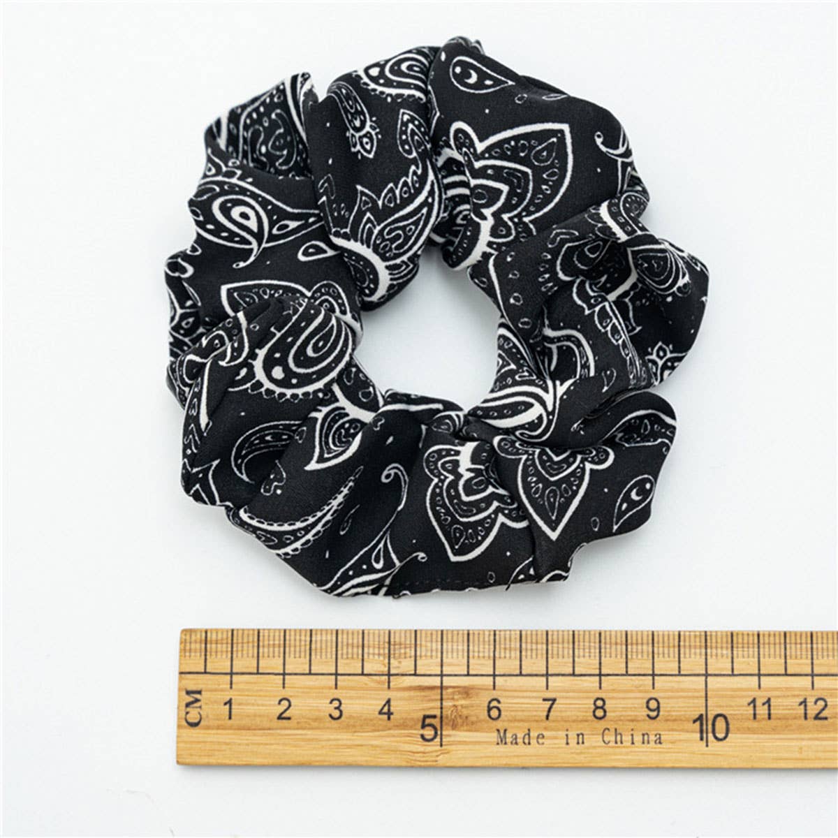 Paisley Print Scrunchies