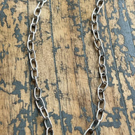 Circle Initial Pendant Necklace TWO TONE