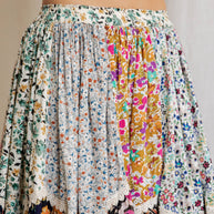 Desert Dream Festival Skirt Gathered Lace Mini