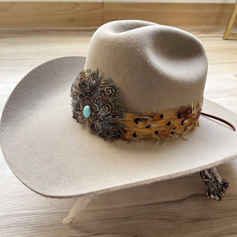 Western Feather Stellar Hat Band