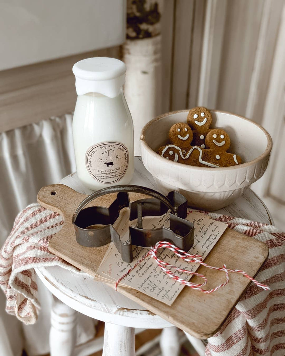 Milk Bottle Candle Grapefruit