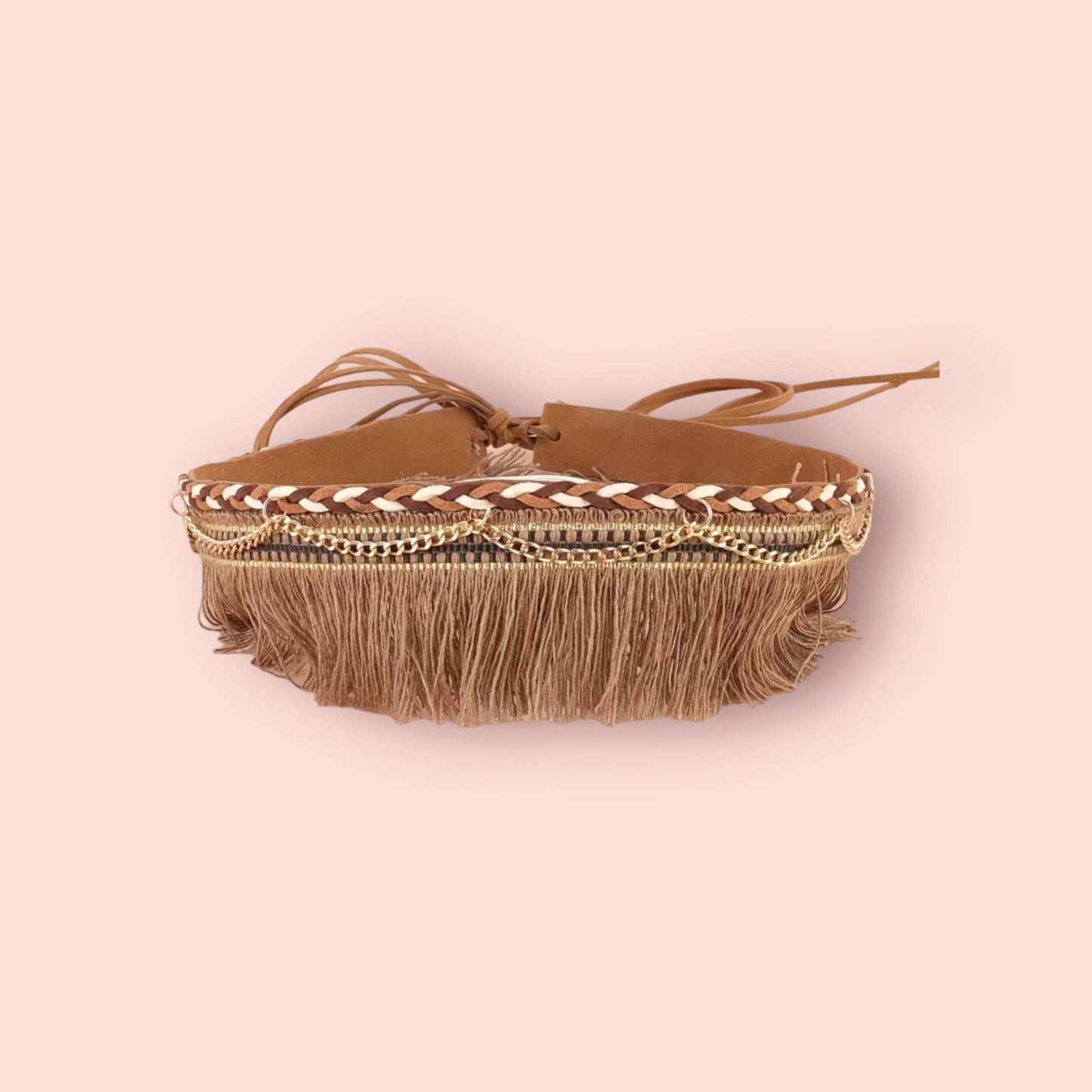 Boho Fringe Tassel Hat Band