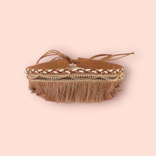 Boho Fringe Tassel Hat Band