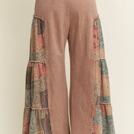 Tiered Boho Wide Leg Pants