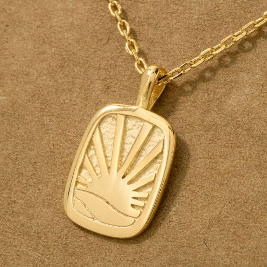 Sun Rise Pendant Necklace