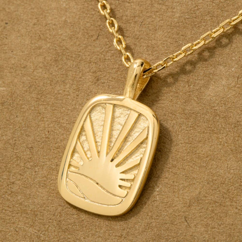 Sun Rise Pendant Necklace