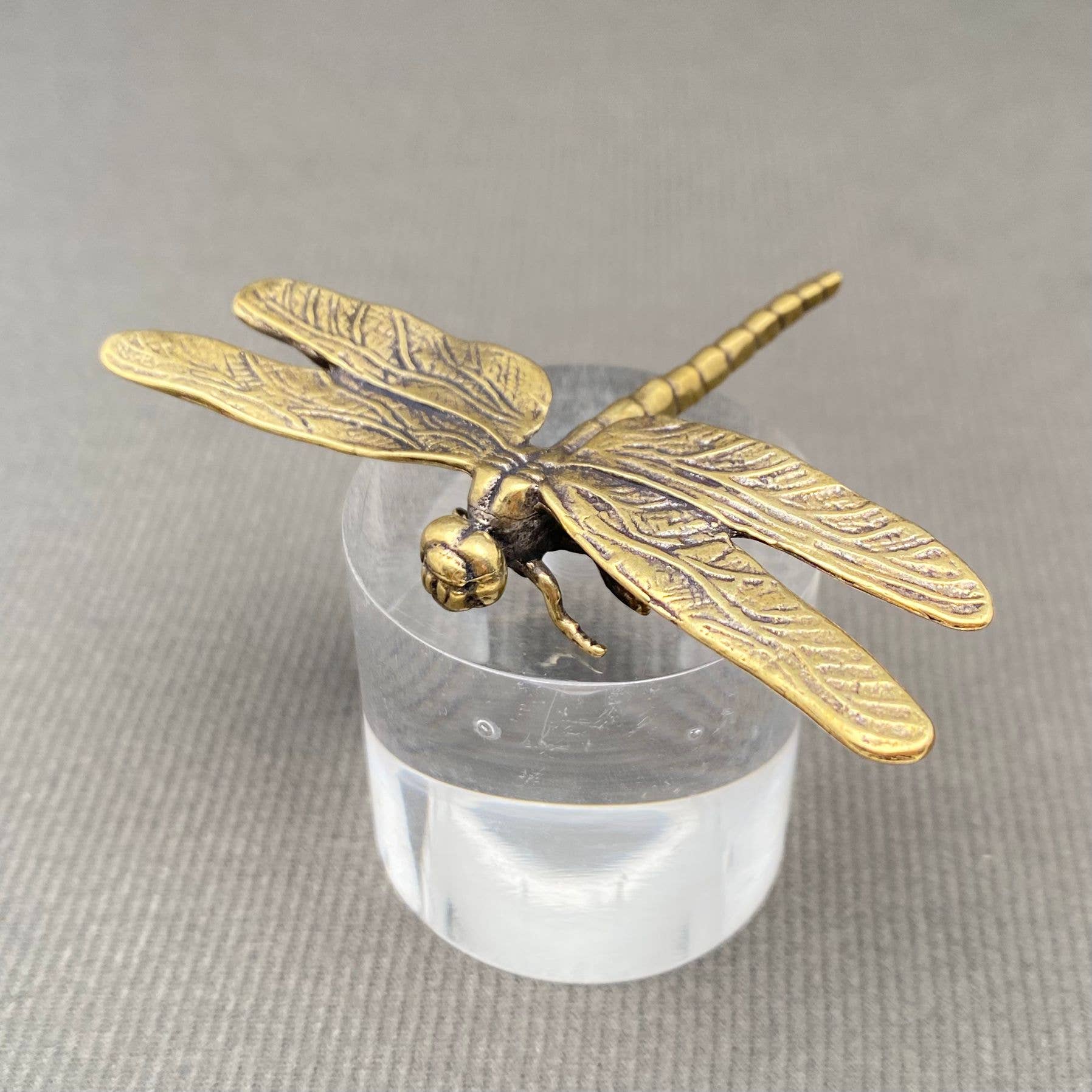 Dragonfly Brass Figurine