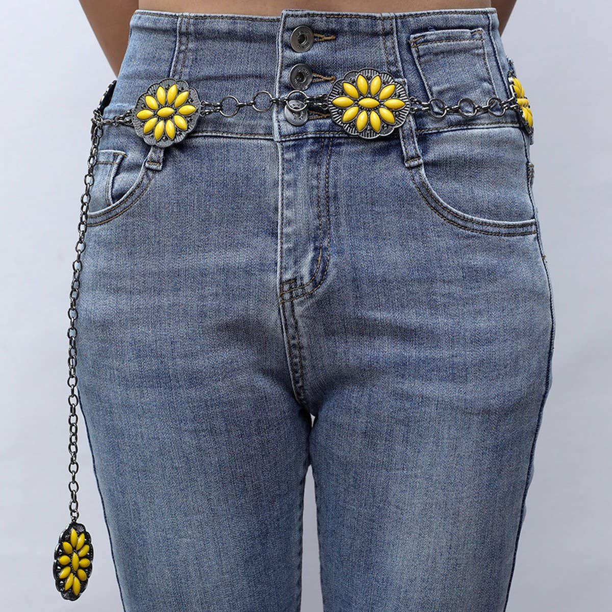 Flower Concho Belt