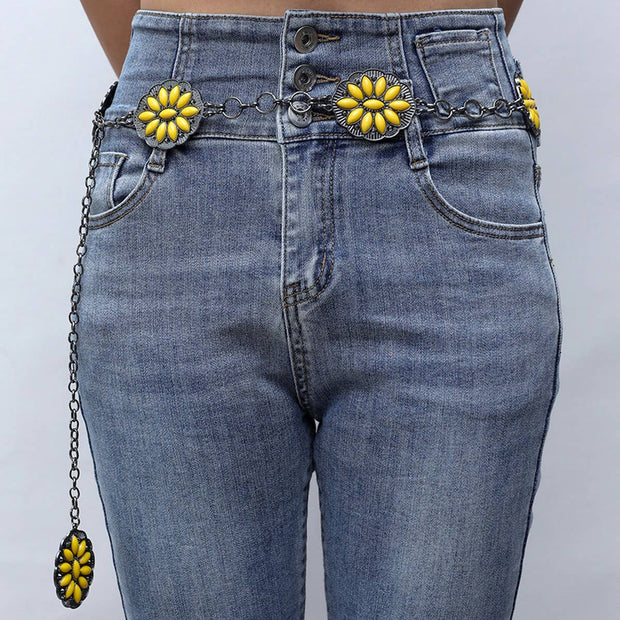 Flower Concho Belt