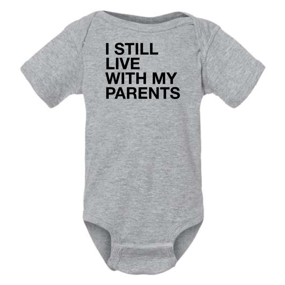 Live with Parents Onesie