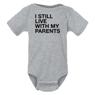 Live with Parents Onesie