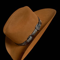 Leather Buckle Belt Hat Band