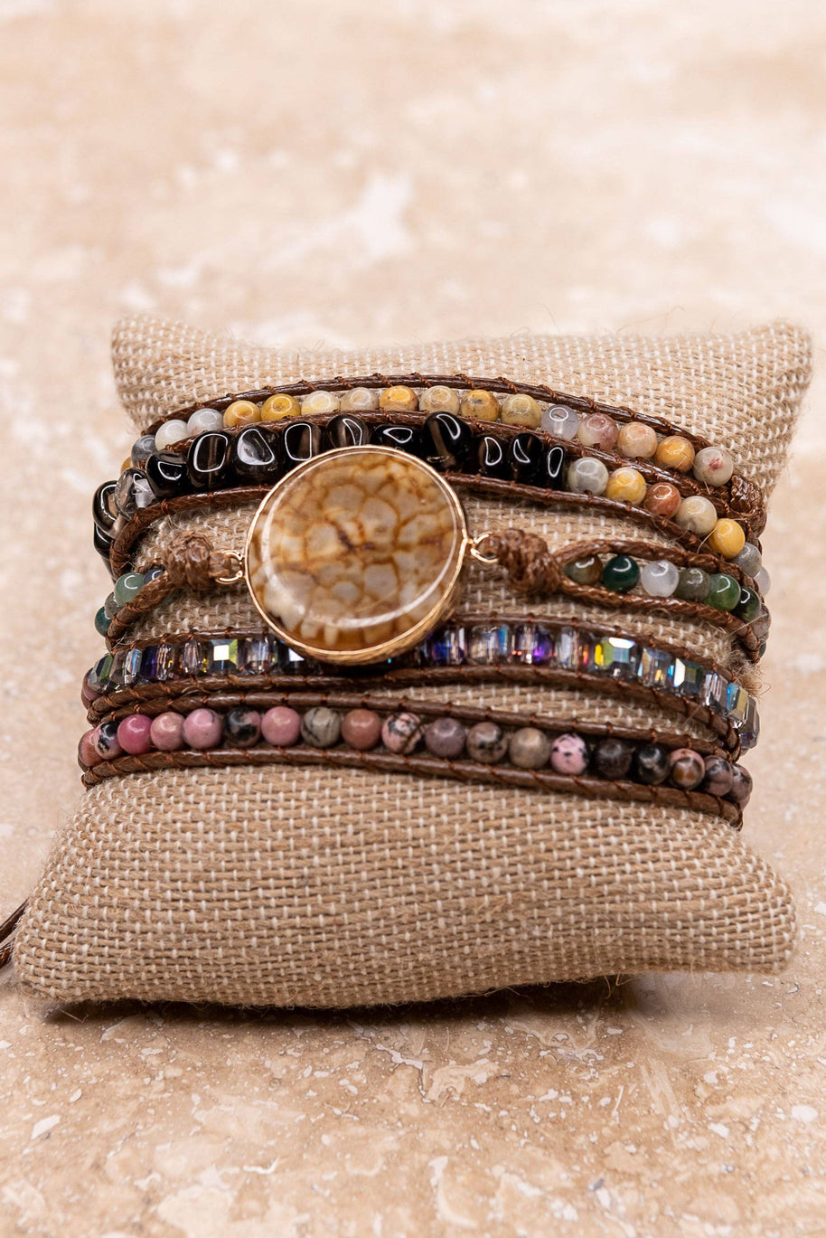 Kelly Wrap Bracelet: Pink