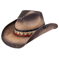 Hogan Straw Western Drifter Cowboy Hat