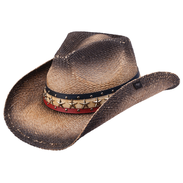 Hogan Straw Western Drifter Cowboy Hat