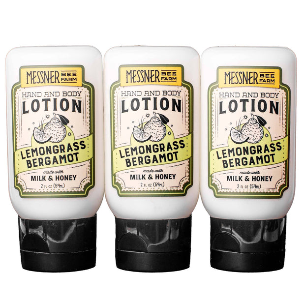 Lemongrass Bergamot - Milk and Honey Lotion - 2oz. Travel