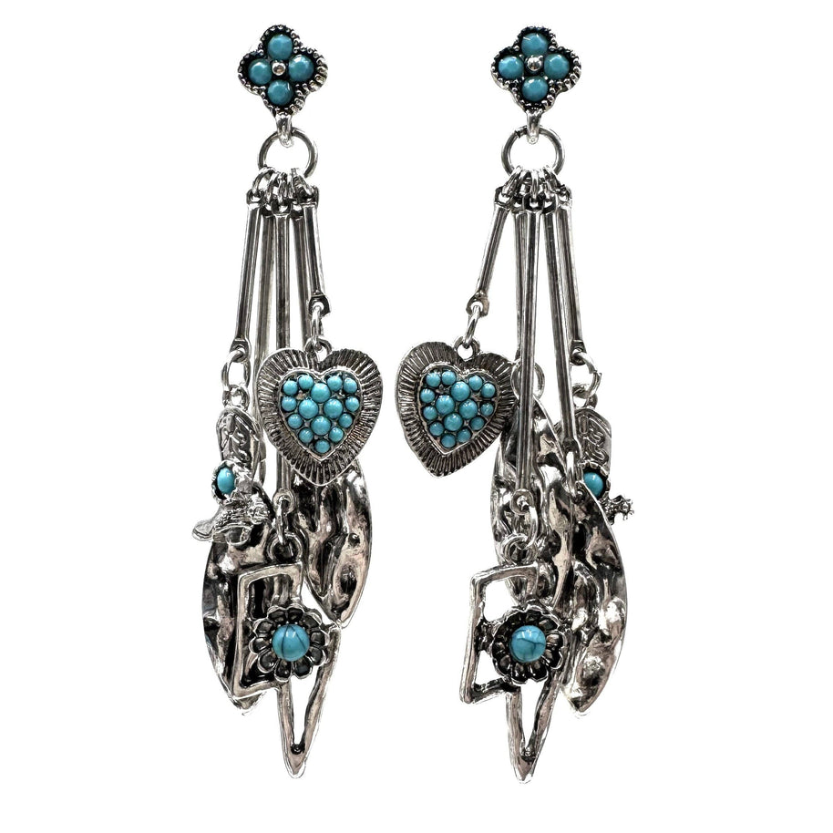 Western Charms Eye Pin Dangle Earrings