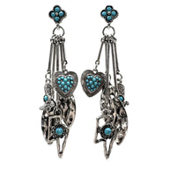 Western Charms Eye Pin Dangle Earrings