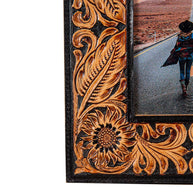 Canyon Hand-Tooled Photo Frame