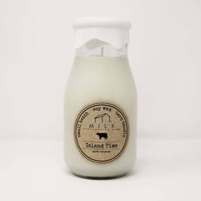 Milk Bottle Candle, Island Time