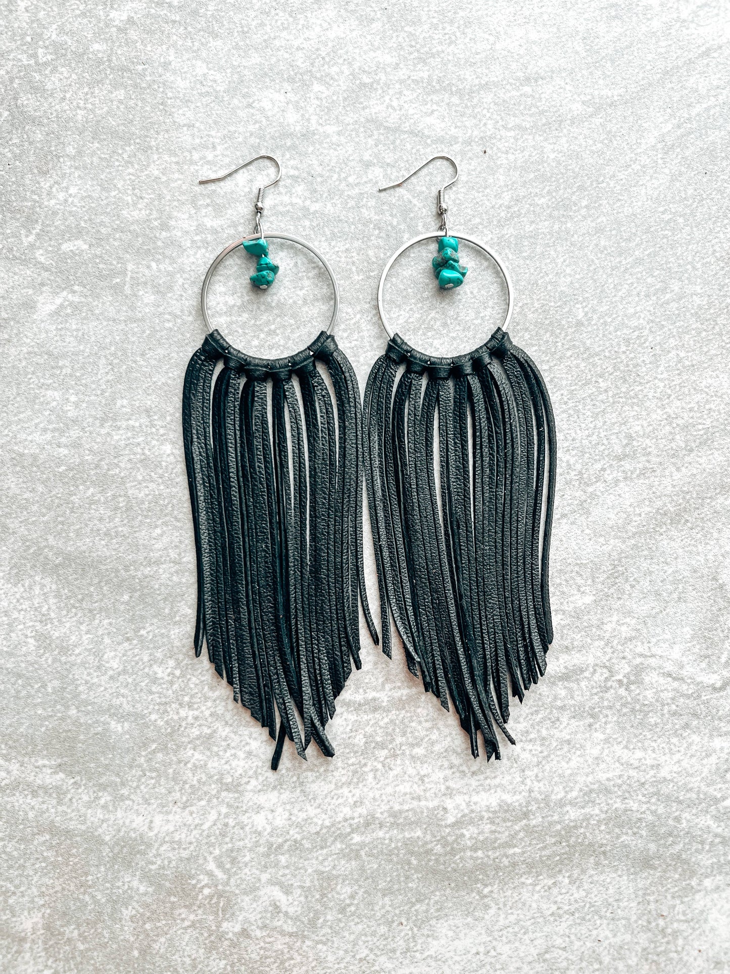 Avon Fringe Hoops Earrings