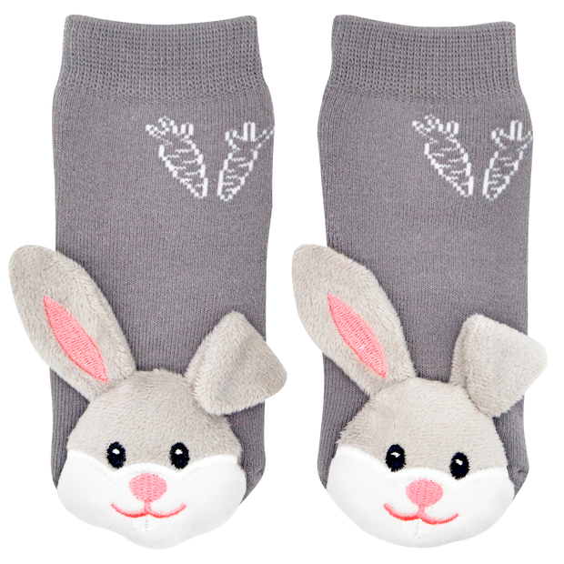 Bunny Boogie Toes Rattle Socks