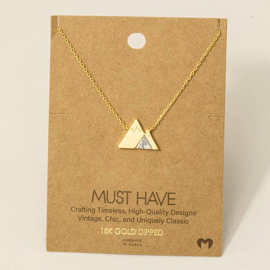 Stone Mountain Pendant Necklace