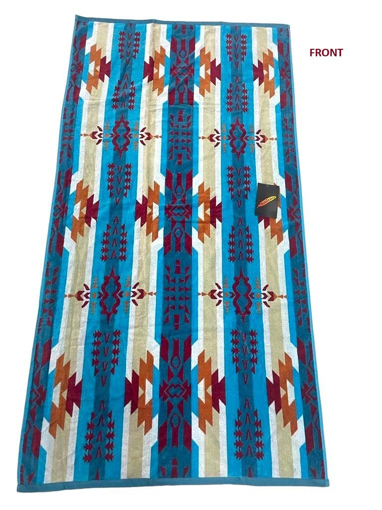 100% Cotton Beach Towels, Turquoise