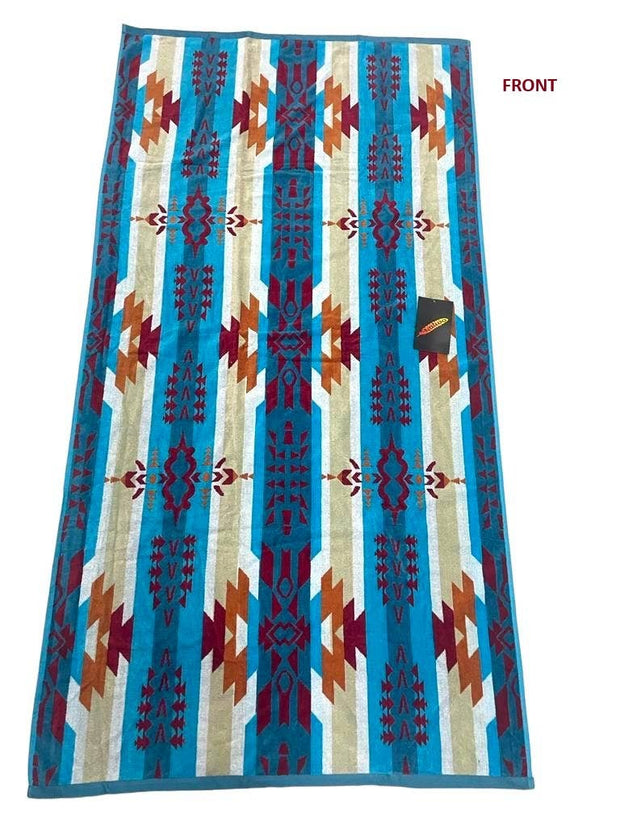 100% Cotton Beach Towels, Turquoise