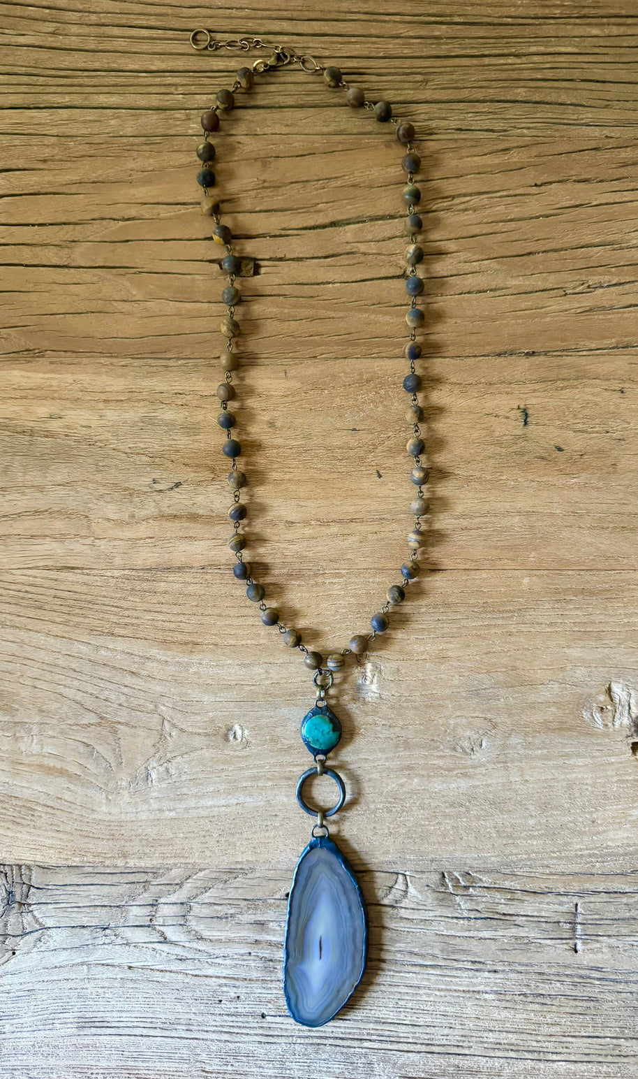Rock Out Turquoise Necklace