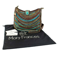 Beaded Strands Southwestern Crossbody Handbag