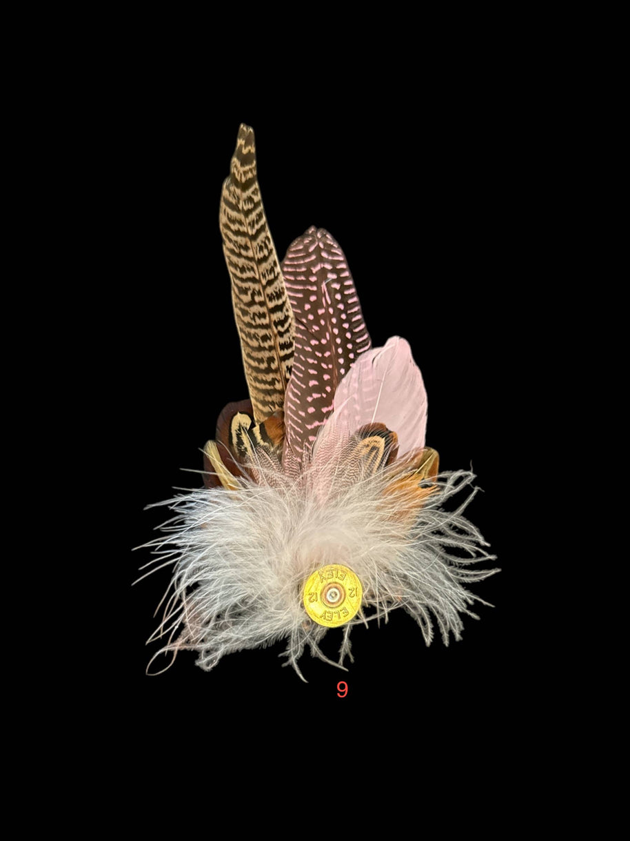 Decorative Side Hat Feathers