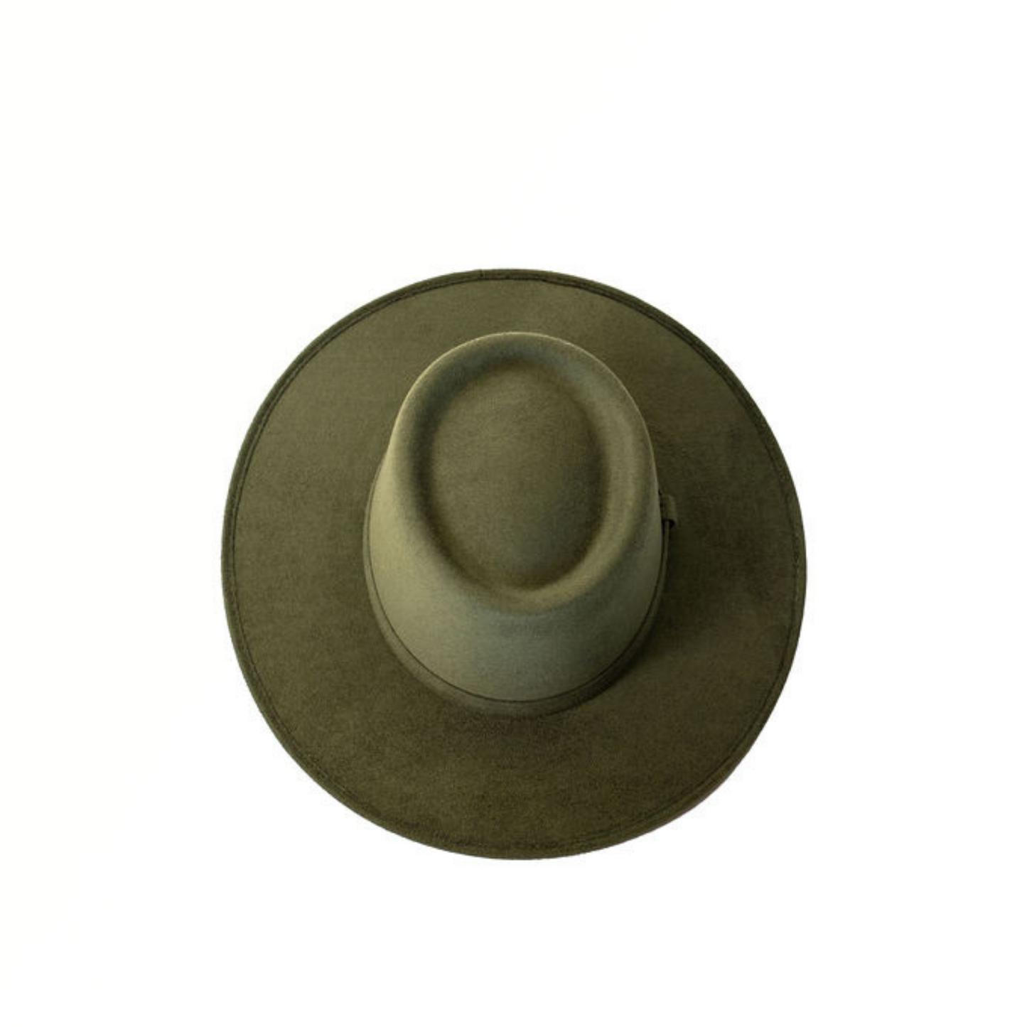 Vegan Suede Crown Top Hat