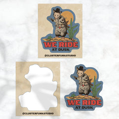 Possum Cowboy Sticker