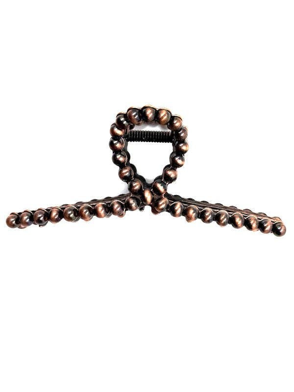 Western Navajo Pearl Hair Claw