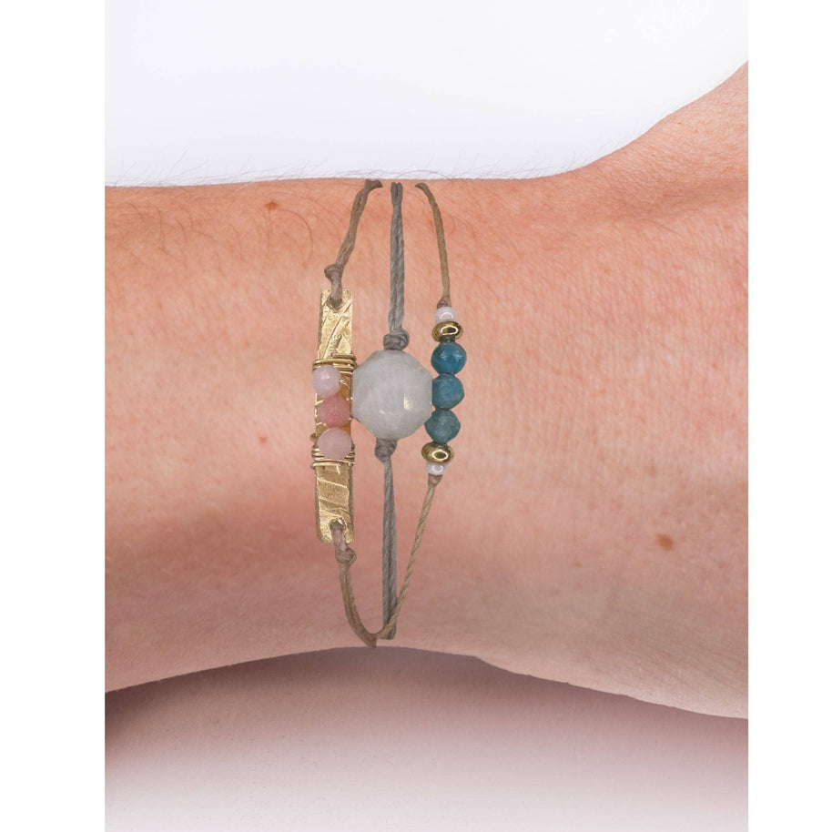 Meditation Stackable Bracelet Trio