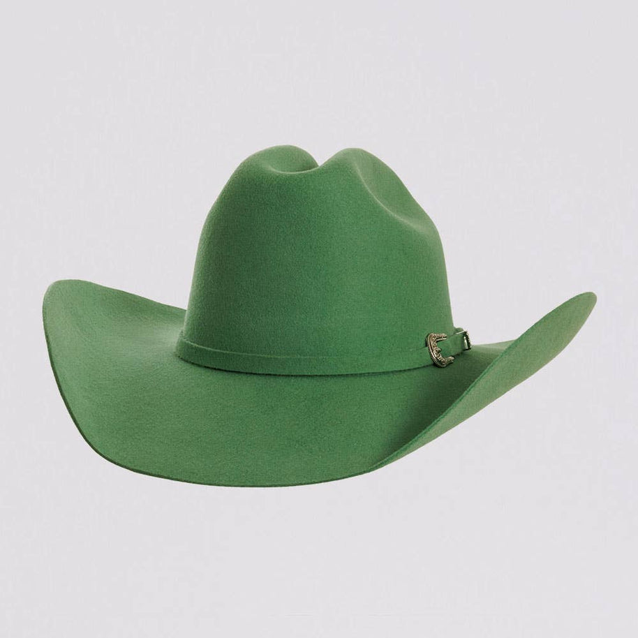 100% Wool Felt Western Cowboy Hat - Style Cattleman