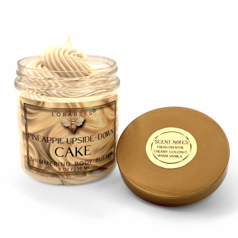 The Cake Collection Shimmering Body Butter 8 oz Paraben Free