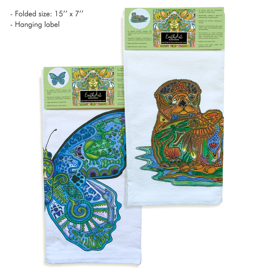 Monarch Butterfly Flour Sack Towel