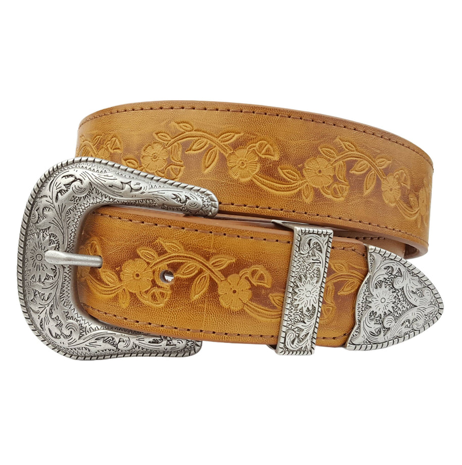 Western Buckle Hand Painted Belt
