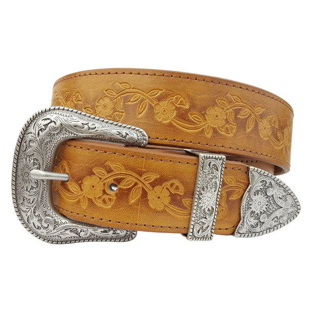 Western Buckle Hand Painted Belt
